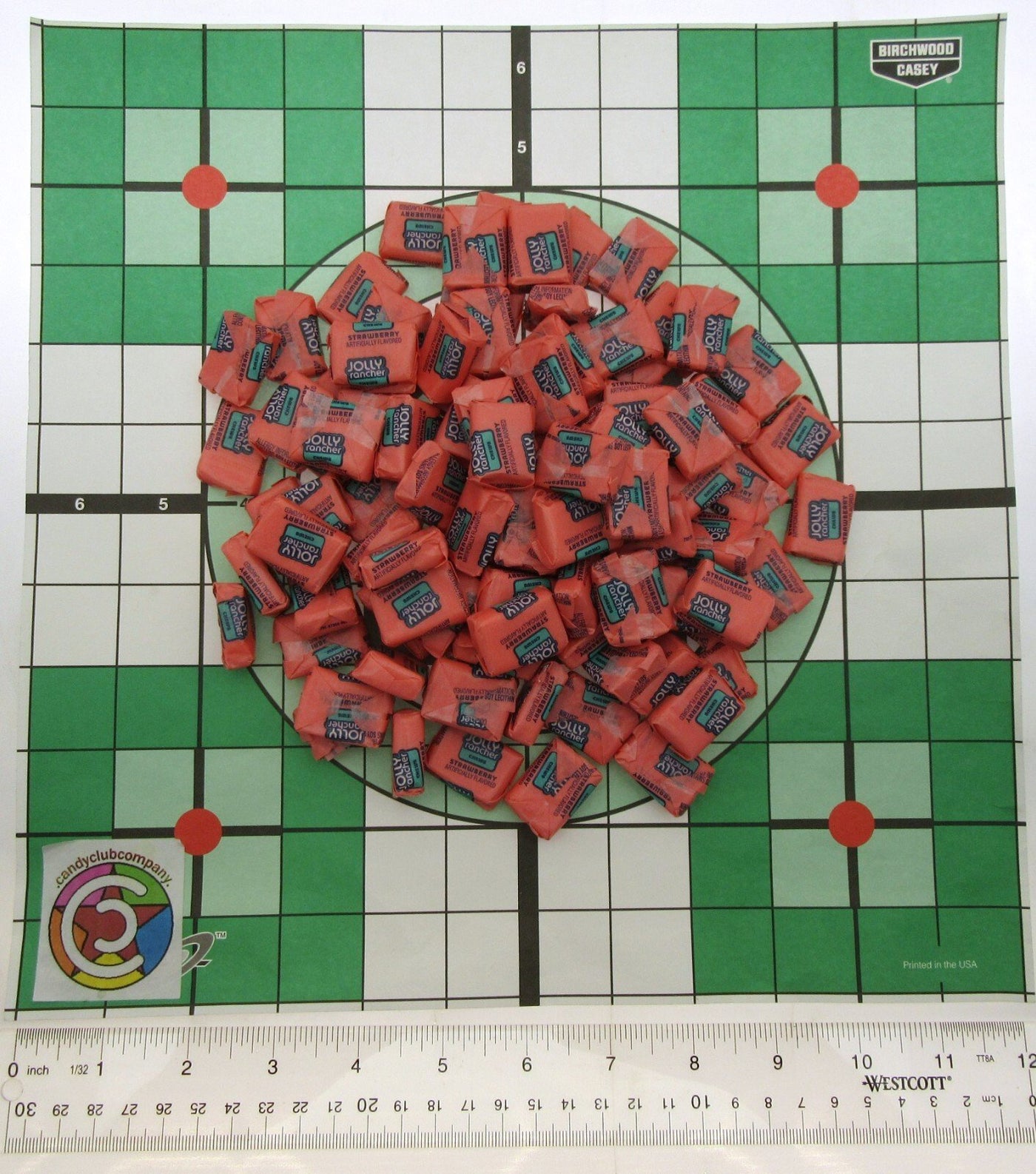 Jolly Rancher Strawberry Chews ~ One Pound ~ American Favorite Candy ~ 16oz