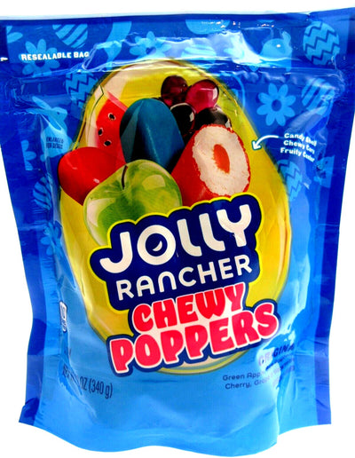 New! Jolly Rancher Chewy Poppers ORIGINAL ~ Chewy Candy ~ 12oz Bag