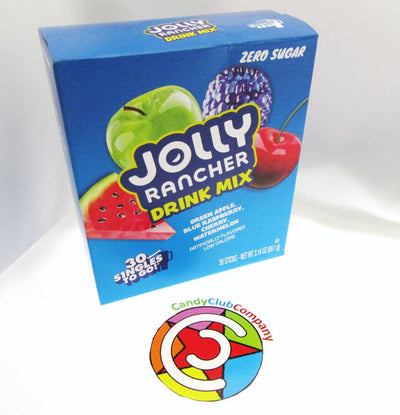 Jolly Rancher Drink Mix ~ 30 Sticks Per Box ~ Zero Sugar 3.14oz (89.1 g)