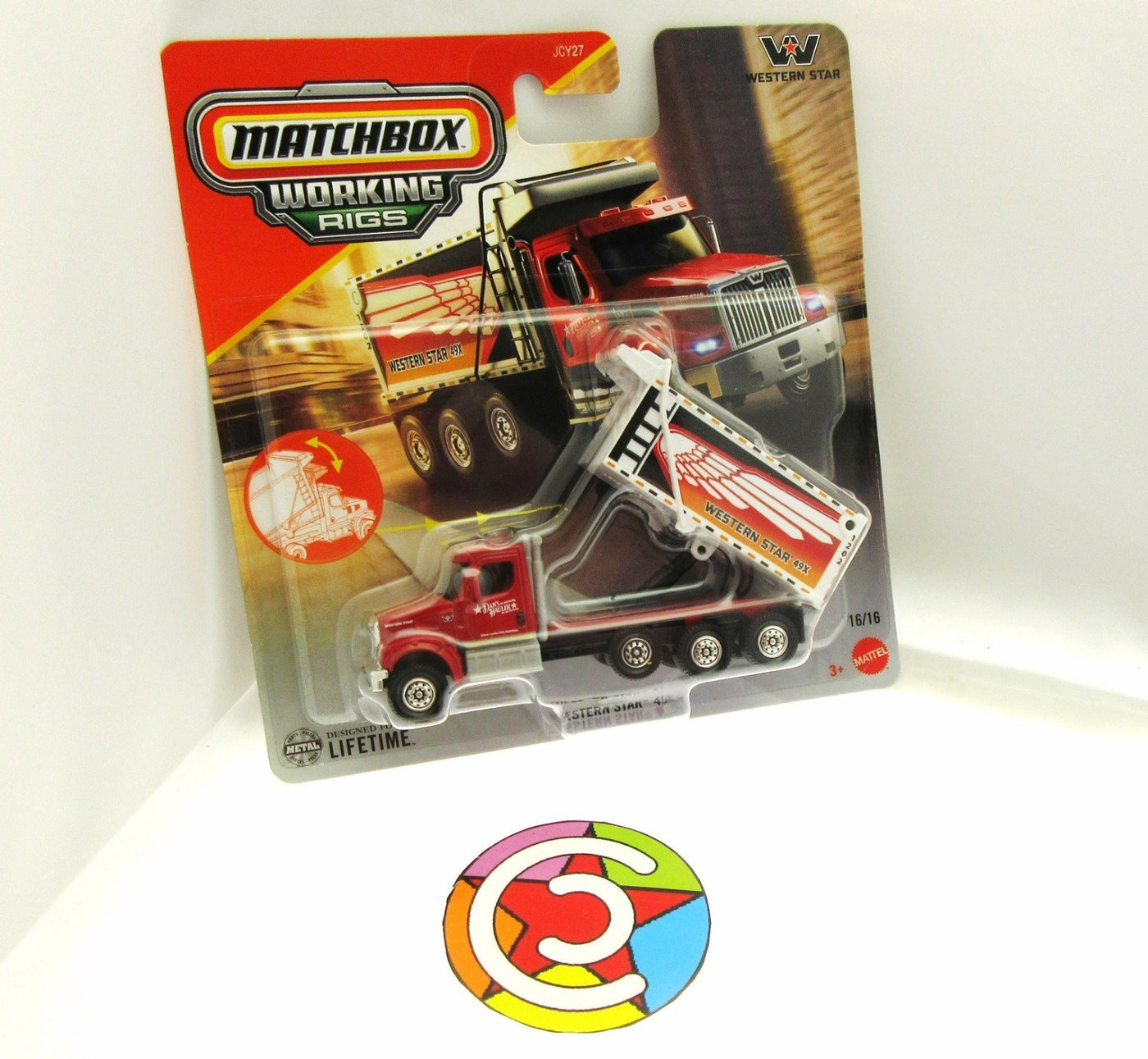Matchbox Working Rigs ~ Western Star 49X  Dump Truck ~ Metal