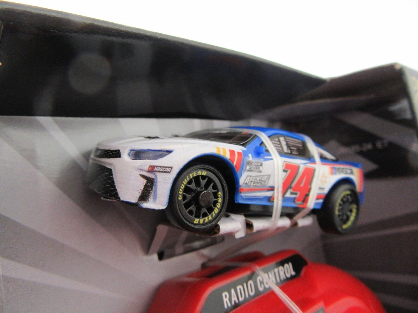 Nano Racer RC Car #74 Red & Blue ~ Nascar Adventure Force ~ Radio Control Fun