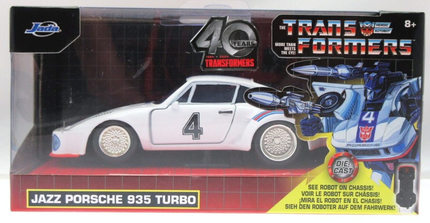 Jazz Porsche 935 Turbo ~ TRANSFORMERS ~ Metals Die Cast Autobot ~ 1:32 scale