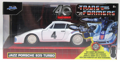 Jazz Porsche 935 Turbo ~ TRANSFORMERS ~ Metals Die Cast Autobot ~ 1:32 scale