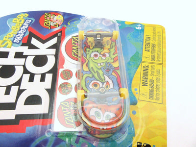 Tech Deck ~ Santa Cruz ~ Skateboard  / Fingerboard ~ Sponge Bob ~ Psychedelic