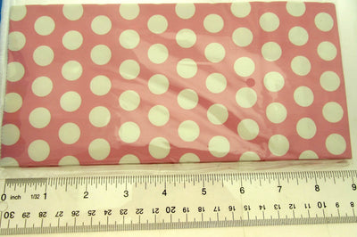 80 Pink Dot Treat Bags 5x9 inch Party Sacks
