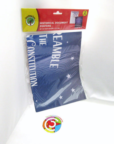 The Star-Spangled Banner & The Preamble ~ 20"X28" ~ Historical Document Posters