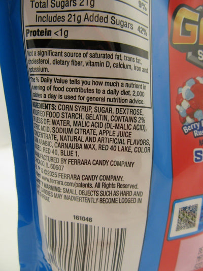 Nerds Berry Punch Rush Juicy Gummy Clusters 7.15oz Bag ~ LIMITED TIME