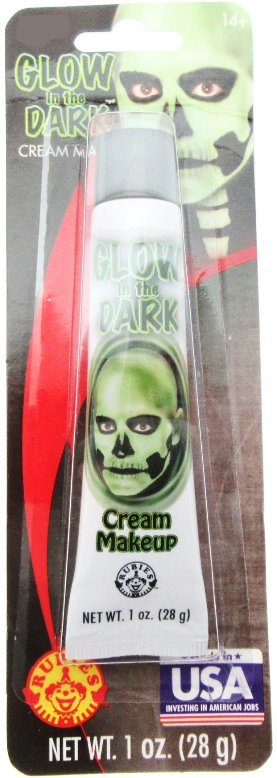 Halloween Glow In The Dark Cream Make Up ~ 1oz Tube ~ Lot of 10
