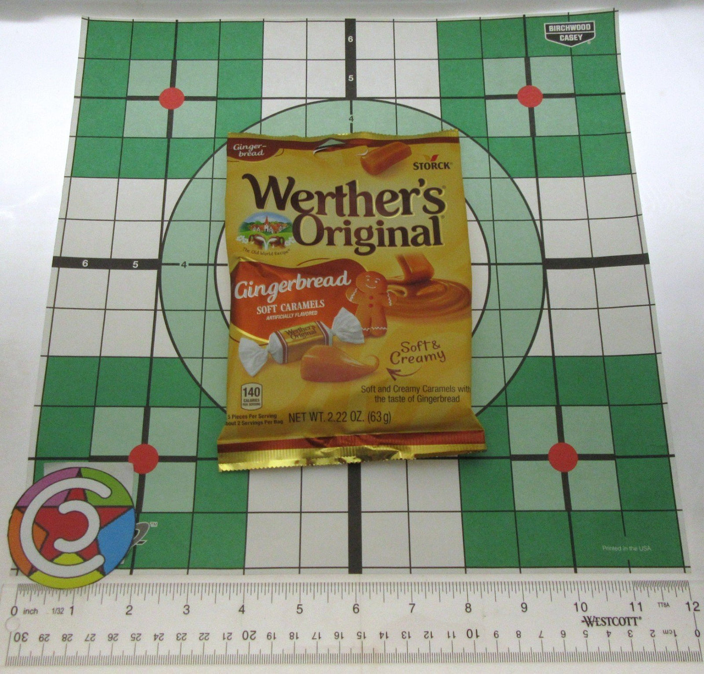 Werther's Gingerbread ~ Soft Caramels  Candies ~  2.22oz Bags ~ Lot of 2