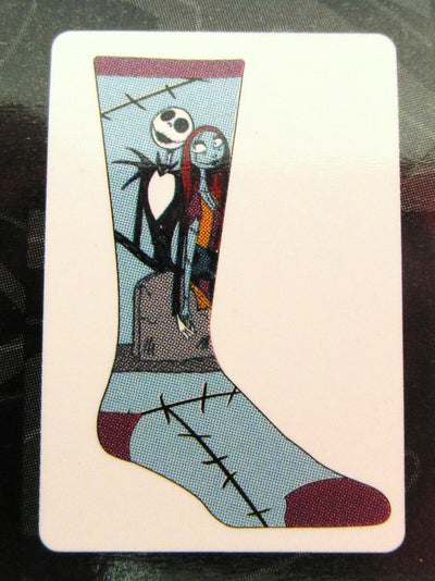 Jack Skellington & Sally Crew Socks ~ Men Sizes 9 - 13 ~ One Pair