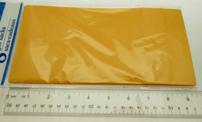 64 Yellow Treat Bags 5x9 inch Party Sacks