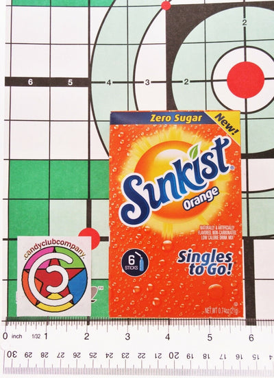 NEW! Sunkist ~ 6 Packets ~ Zero Sugar Free ~ Drink Mix ~ 5 Boxes