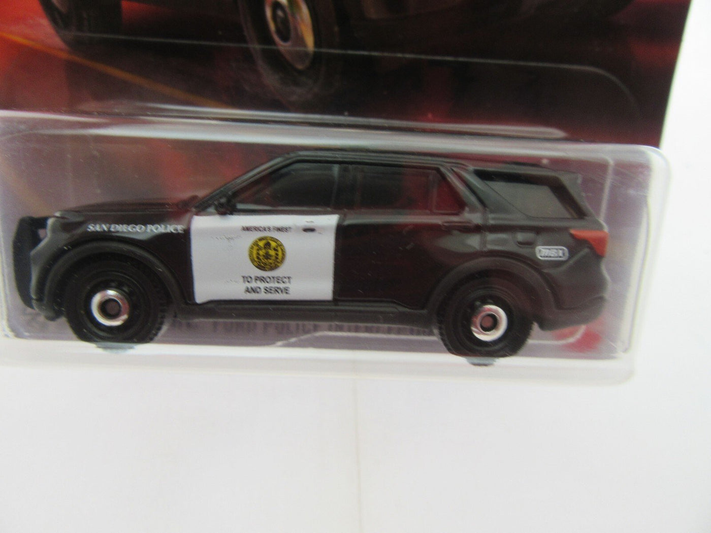 Ford Police Interceptor ~ San Diego Police ~ 1:64 Scale ~ Matchbox