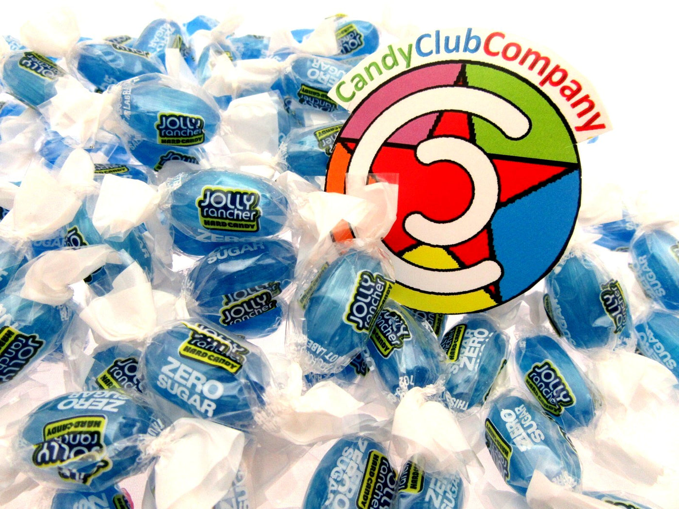 Jolly Rancher  ZERO SUGAR FREE Blue Raspberry 8oz Candy  Half Pound
