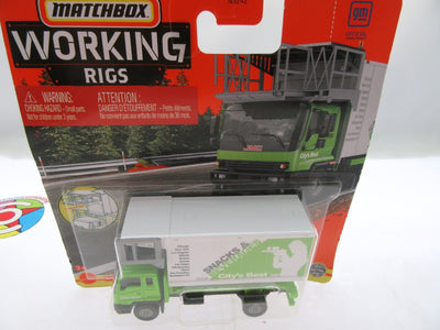 Matchbox Working Rigs ~ GMC T8500 Truck ~ Snacks & Beverages ~ Metal