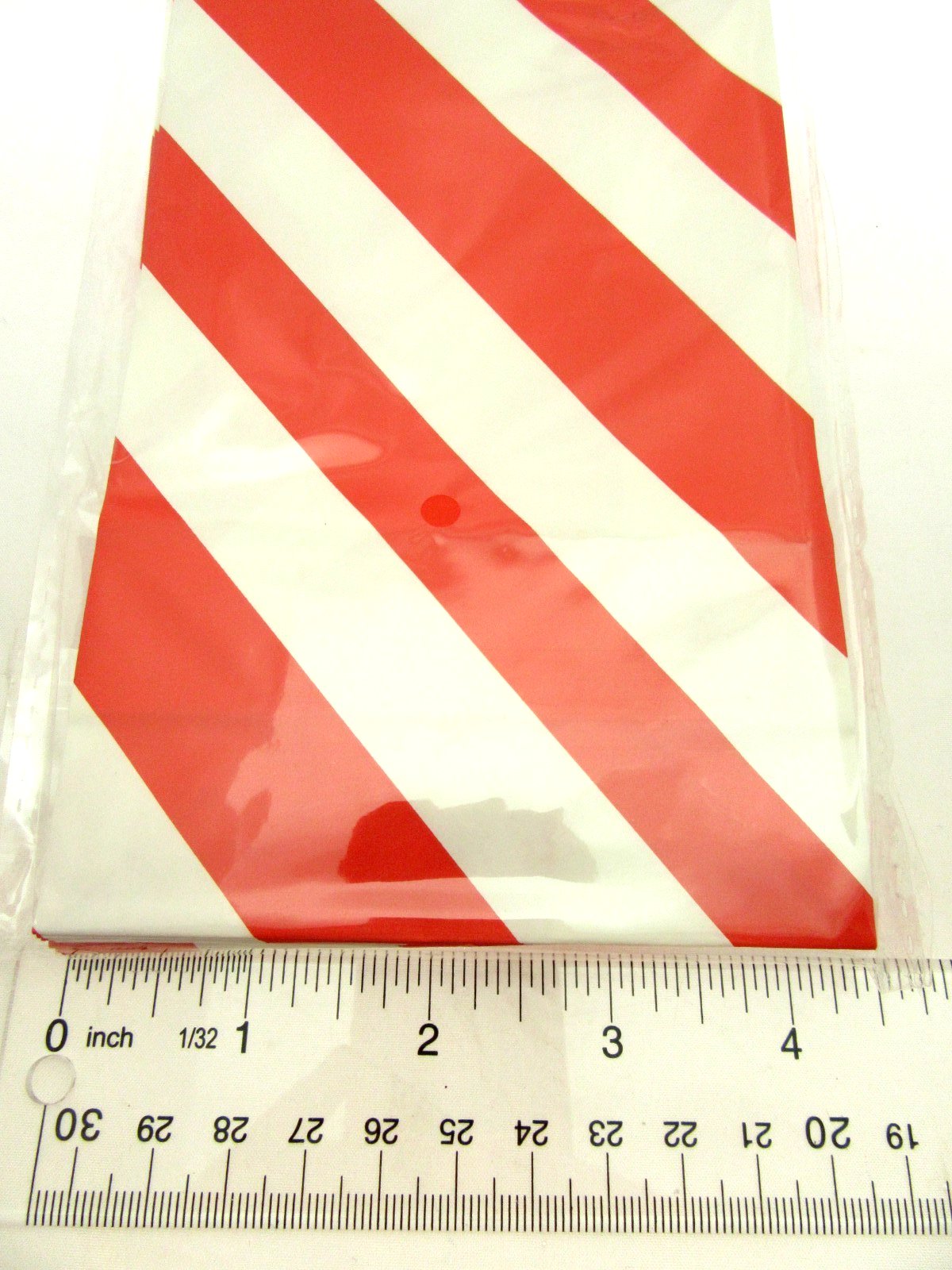 80 Red Striped Treat Bags 5x9 inch Party Sacks