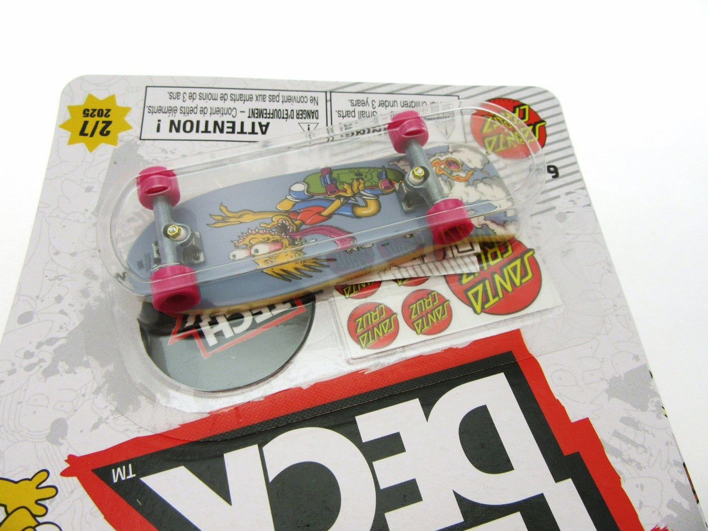 Tech Deck ~ Santa Cruz ~ Skateboard  / Fingerboard ~ The Simpsons ~ Bart