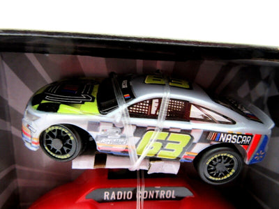 Nano Racer RC Car #63 Grey ~ Nascar Adventure Force ~ Radio Control Fun