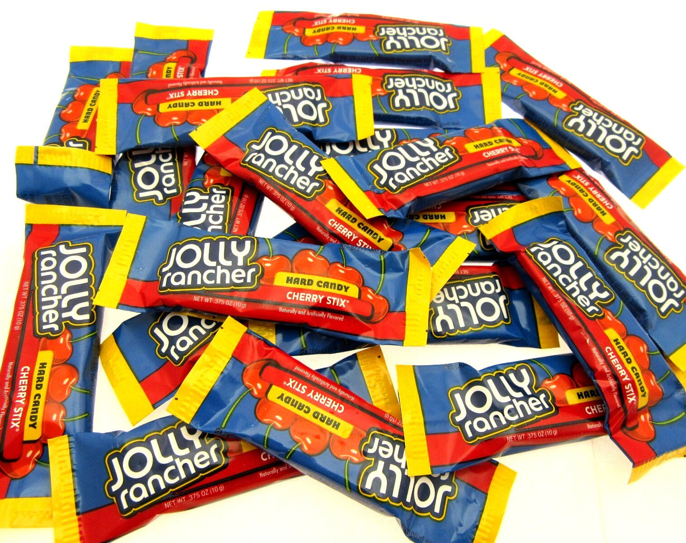Jolly Rancher Stix Cherry Sticks Hard Candy ~ 8oz ~ Half Pound