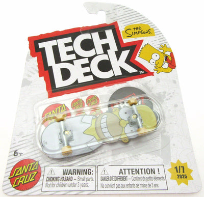 Tech Deck ~ Santa Cruz ~ Skateboard  / Fingerboard ~ The Simpsons ~ Homer