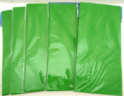 32 Green Treat Bags 5x9 inch Party Sacks