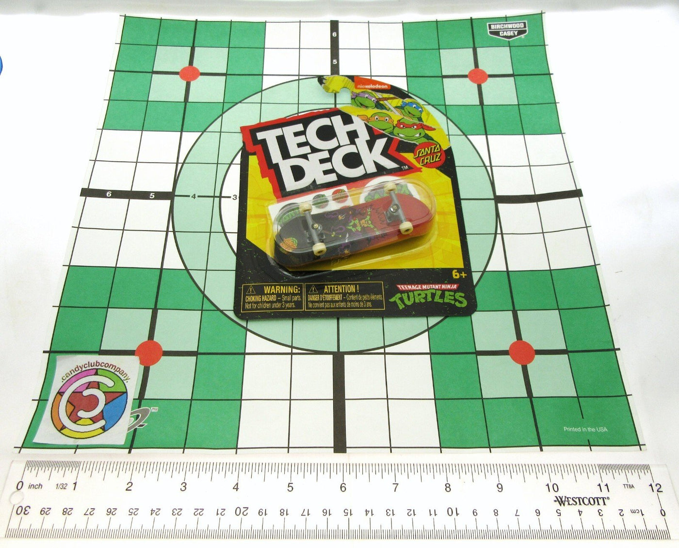 Tech Deck ~ Santa Cruz ~ Teenage Mutant Ninja Turtles ~ Raphael
