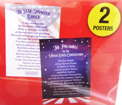 The Star-Spangled Banner & The Preamble ~ 20"X28" ~ Historical Document Posters