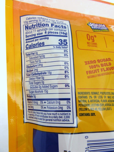 Jolly Rancher Tropical~ ZERO SUGAR FREE  ~ Hard Candy ~ 6.1 oz (172 g) Bag