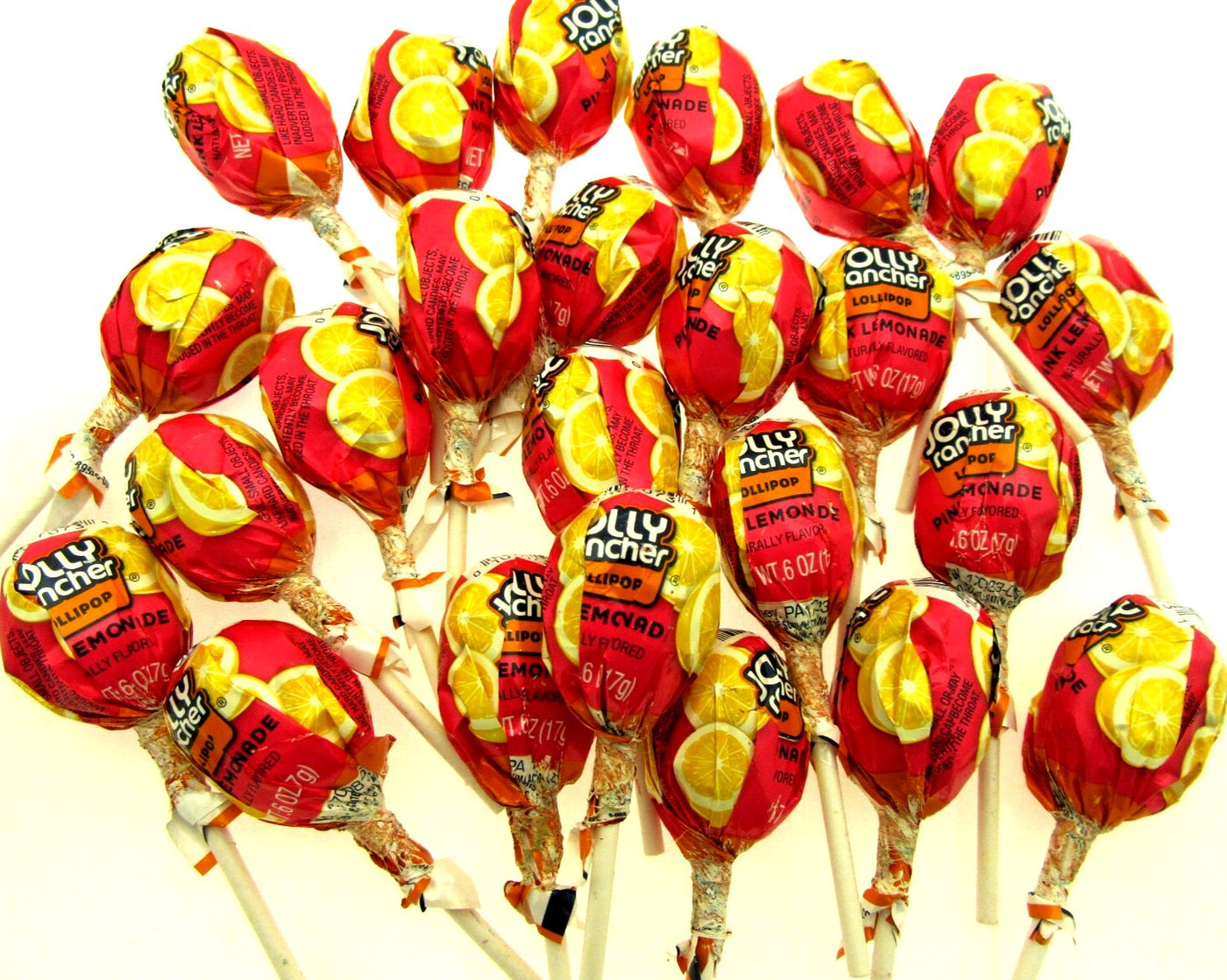 Jolly Rancher Lolli Pops Lemonade Suckers Hard Candy 16oz ~ One Pound