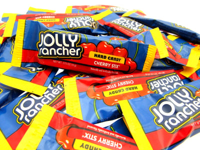 Jolly Rancher Stix Cherry Sticks Hard Candy ~ 8oz ~ Half Pound