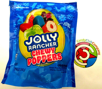 New! Jolly Rancher Chewy Poppers ORIGINAL ~ Chewy Candy ~ 12oz Bag