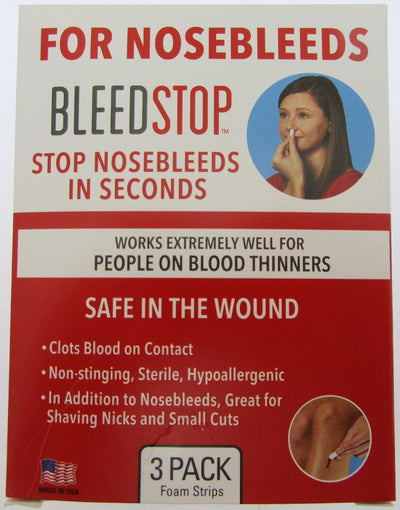 FOR NOSEBLEEDS ~ BLEEDSTOP ~ Stops Nosebleeds Bleeding in Seconds
