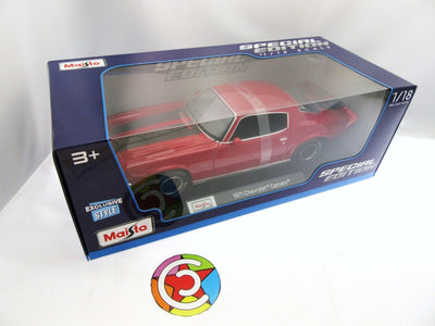 1971 Chevrolet Camaro ~ Red ~ 1:18 ~ Metal Die Cast ~ Maisto