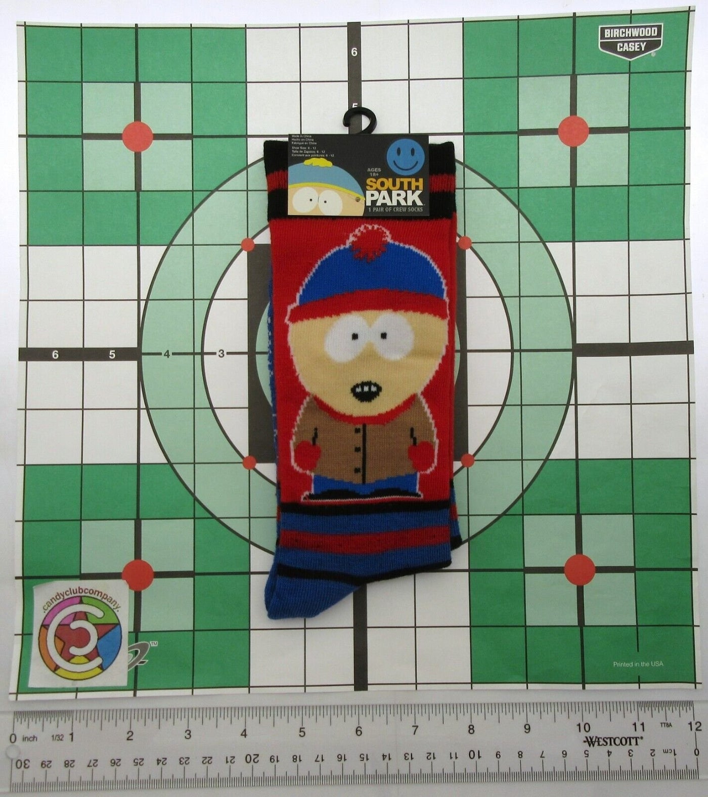 South Park! Crew Socks ~ Men Sizes 6 - 12 ~ Stan Marsh! One Pair