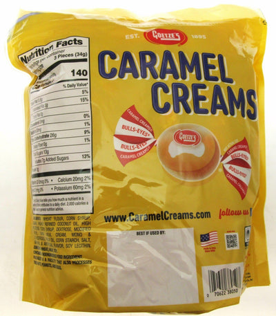 Goetze's Caramel Creams ~ Soft Chewy Candy Caramels ~ 34.8 Bag