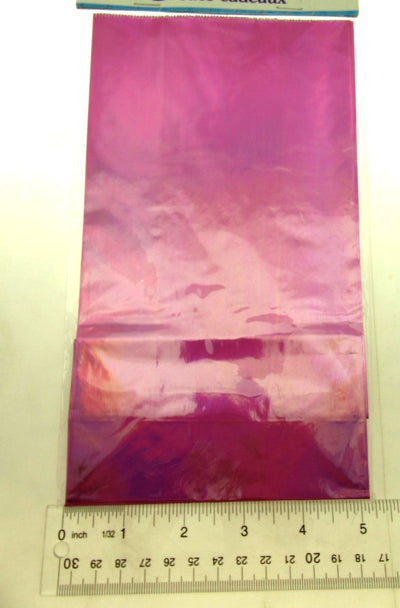 40 Gusset Metallic Color Mix Party Bags 5x9 Inch Treat