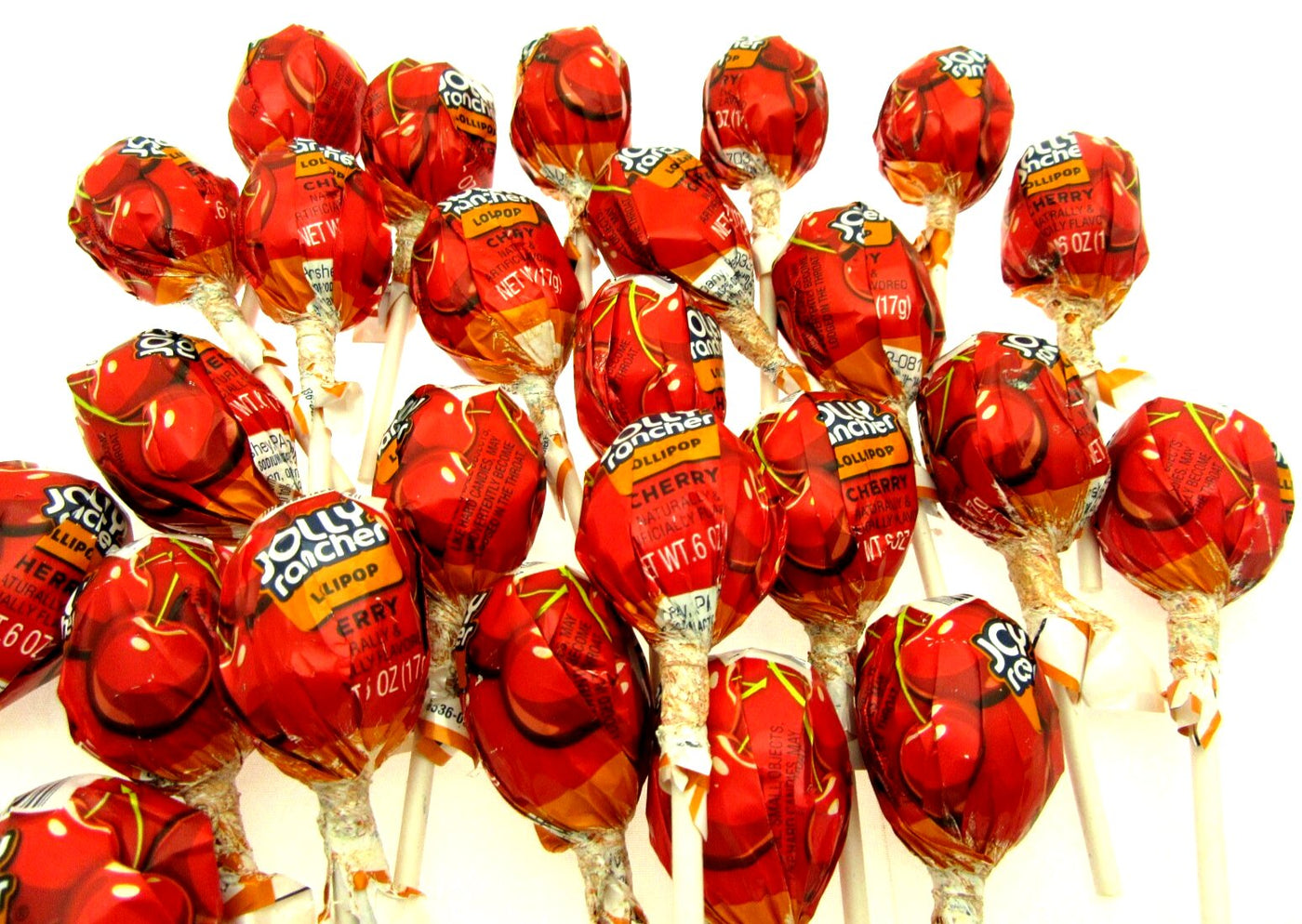 Jolly Rancher Lolli Pops Cherry Suckers Hard Candy ~ 16oz ~ One Pound