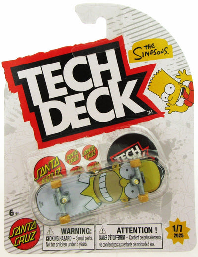 Tech Deck ~ Santa Cruz ~ Skateboard  / Fingerboard ~ The Simpsons ~ Homer