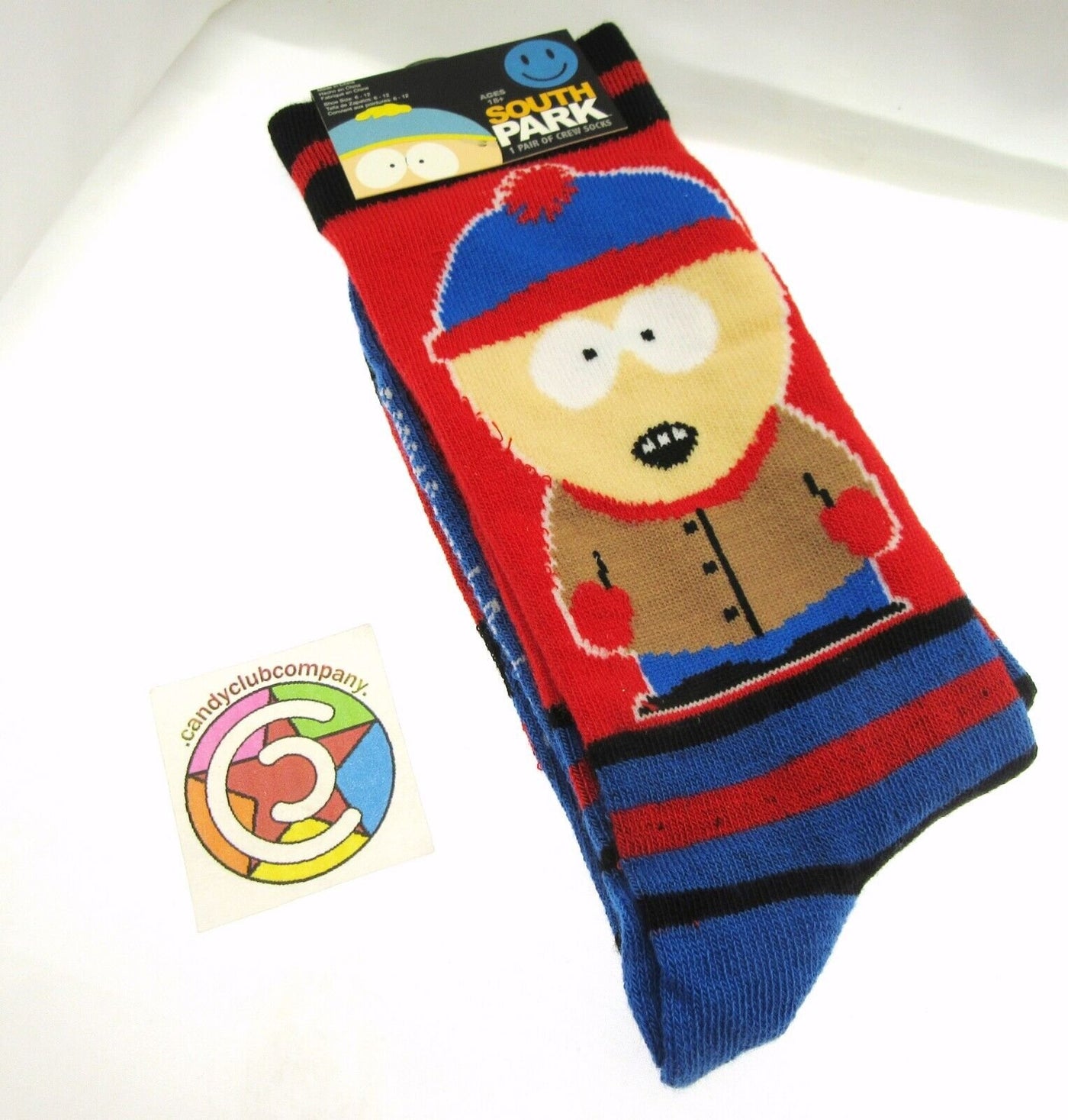 South Park! Crew Socks ~ Men Sizes 6 - 12 ~ Stan Marsh! One Pair