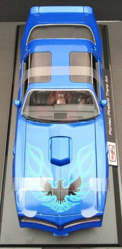 1977 Pontiac Firebird Trans Am ~ Blue ~ 1:18 ~ Metal Die Cast ~ Maisto