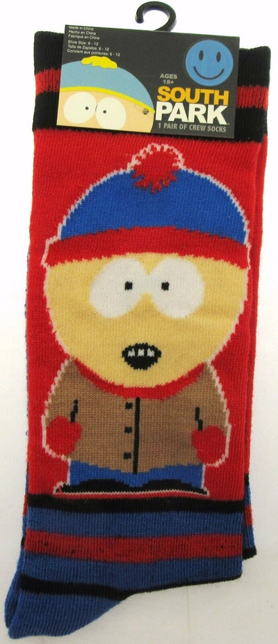 South Park! Crew Socks ~ Men Sizes 6 - 12 ~ Stan Marsh! One Pair
