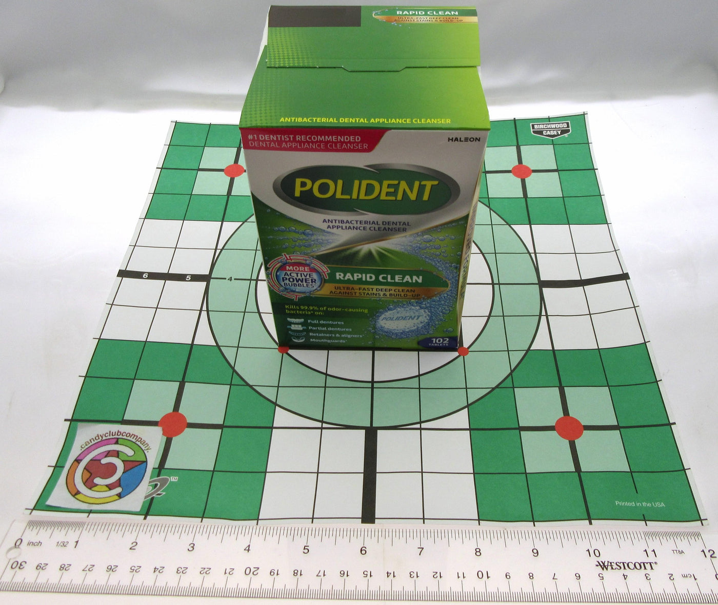 Polident Antibacterial Denture Cleanser ~ 120 ~ false teeth  partial ~ lot of 2