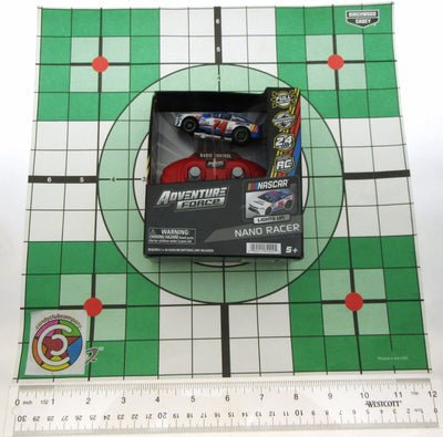 Nano Racer RC Car #74 Red & Blue ~ Nascar Adventure Force ~ Radio Control Fun