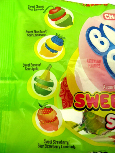 Blow Pop Sweet N Sour Swirls Suckers Lollipops ~ two 4.55 bags