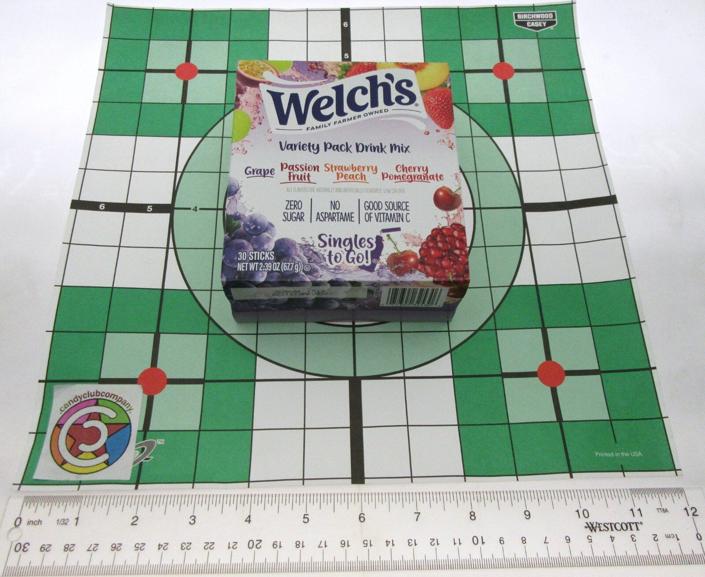 Welch's Variety Pack Drink Mix ~ 30 Sticks Per Box ~ Zero Sugar 2.39oz (67.7g)