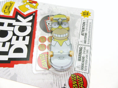 Tech Deck ~ Santa Cruz ~ Skateboard  / Fingerboard ~ The Simpsons ~ Homer