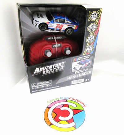 Nano Racer RC Car #74 Red & Blue ~ Nascar Adventure Force ~ Radio Control Fun