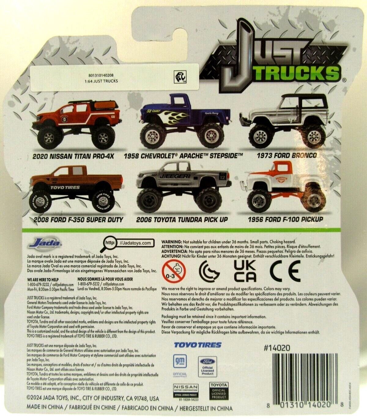2020 Titan Pro-4X 2020 Nissan Titan Pr ~ Die Cast Metal ~ 1:57 Scale Just Trucks