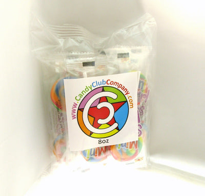 Mini Carnival Pops ~ Spiral Striped Lollipop Sucker Candy ~ 8oz (226g)