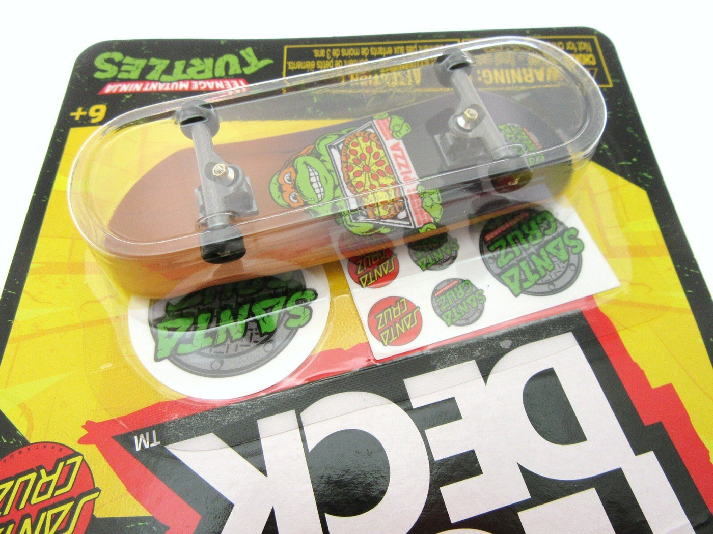 Tech Deck ~ Santa Cruz ~ Teenage Mutant Ninja Turtles ~ Michelangelo Pizza